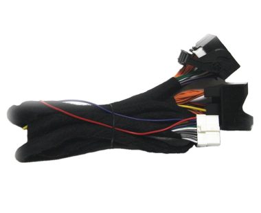 Note the customization of wiring harness